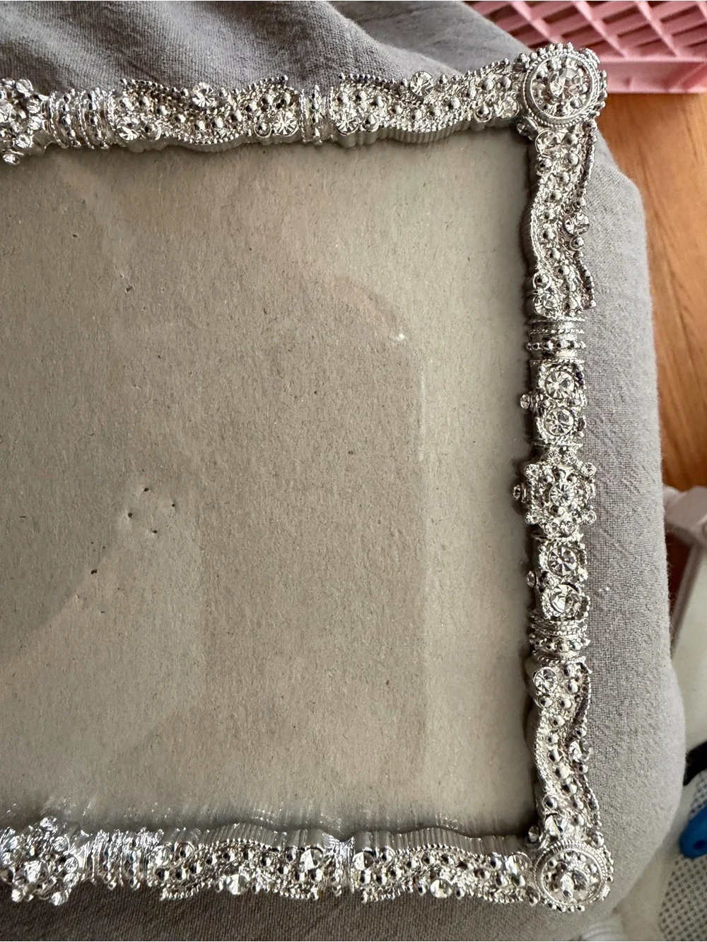 Tahari Ornate Silver-Trim Picture Frame
